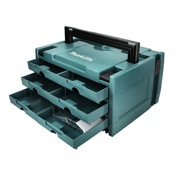 MAKITA - Coffret Mak-Pac avec 6 tiroirs P-84333 MAKITA pour petites pièces et matériel auxiliaire - large