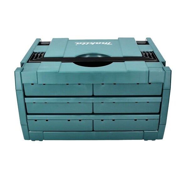 MAKITA - Coffret Mak-Pac avec 6 tiroirs P-84333 MAKITA pour petites pièces et matériel auxiliaire - large