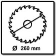 MAKITA - Lame de scie MAKITA B-32801 MakBlade 260 mm x 30 mm 60 dents - vignette