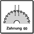 MAKITA - Lame de scie MAKITA B-32801 MakBlade 260 mm x 30 mm 60 dents - vignette
