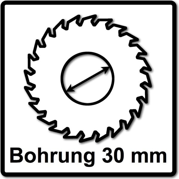 MAKITA - Lame de scie MAKITA B-32801 MakBlade 260 mm x 30 mm 60 dents - large