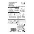 3M - Crochet métallisé noir déco petit modèle x4 - vignette