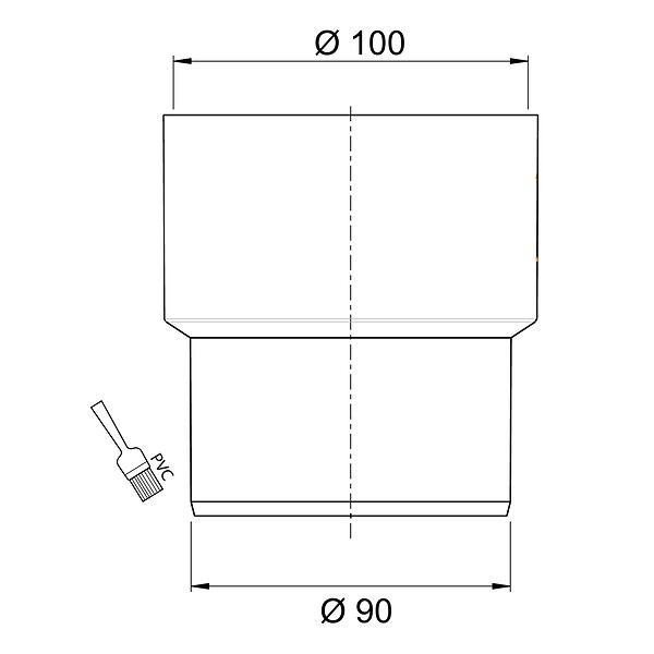 WIRQUIN - Adaptateur f100/m90 - large