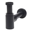 WIRQUIN - Siphon laiton Design pour lavabo Black Touch WIRQUIN Noir - vignette