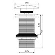 WIRQUIN - Bonde lavabo laiton qc 100mm - vignette