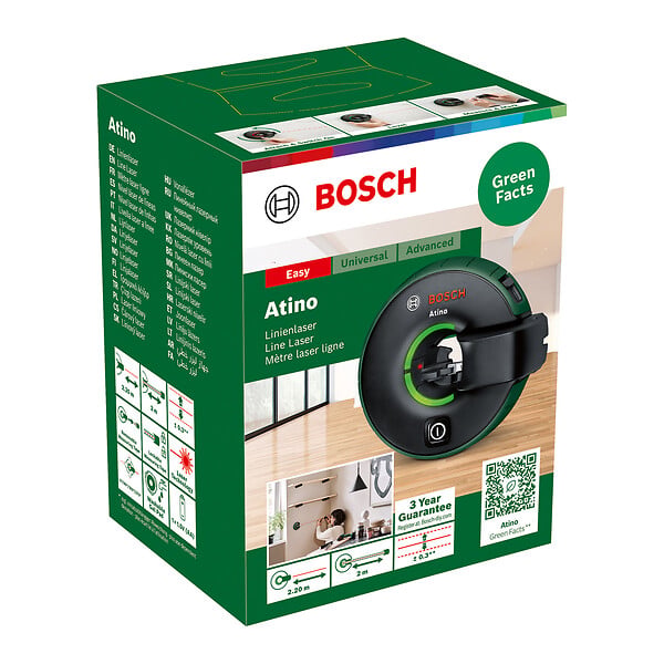 BOSCH - Mètre laser ligne Atino - 2,2m - 2m ruban amovible - large