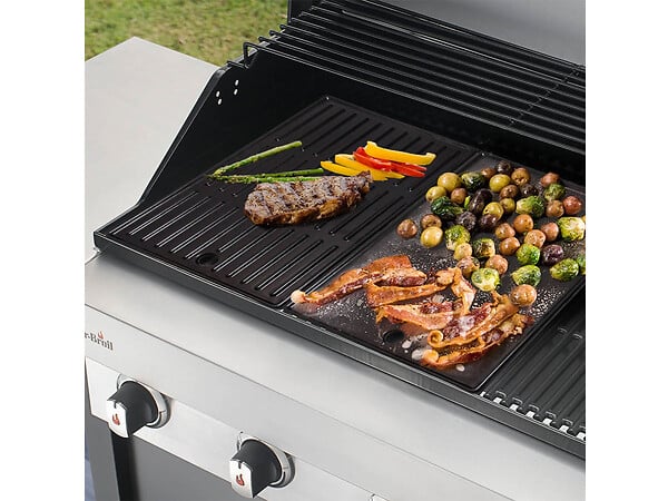 JARDIDECO - Plancha en fonte 43,5 x 20,8 cm pour barbecue 3 brûleurs - Char-Broil - large