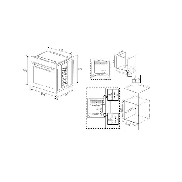 BEKO - Four Intégrable Multifonction 72l 60cm Inox - BBIE12100XD - large