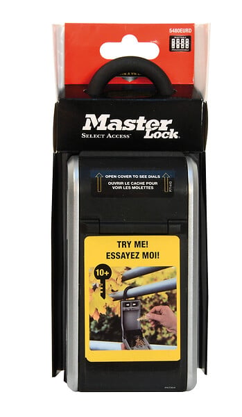 MASTER LOCK - Rangement sécurisé pour les clés select Access avec anse amovible - large