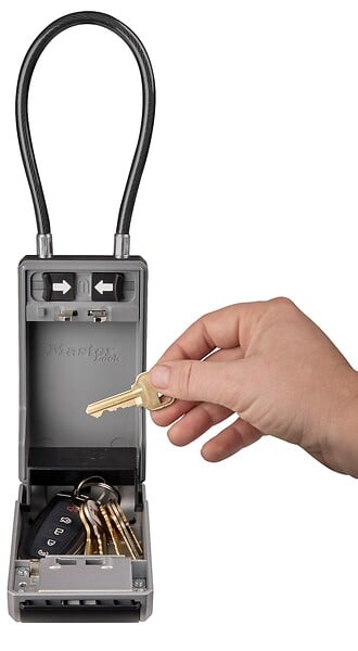 MASTER LOCK - Rangement sécurisé pour les clés: Select Access avec anse amovible - large