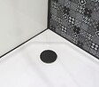 ONDEE - Cabine de douche CIMENT - Carreaux de ciment - Noir - 90x90cm - vignette