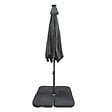 M.CEZARE - Parasol droit lumineux - 2,95m  - anthracite - vignette