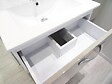 ONDEE - 2 Façades de tiroir MIXY - pour meuble de salle de bain - 80cm - Sable - Laqué - vignette