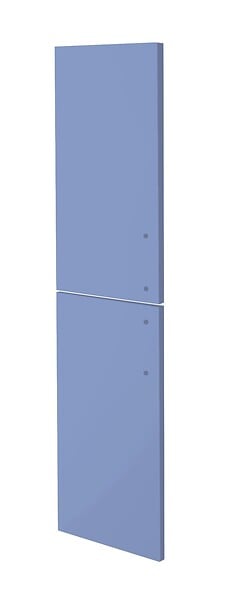 ONDEE - Façades de porte MIXY - lot de 2 - 30cm - Bleu - Laqué - Livré en kit - large