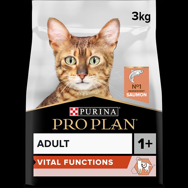 PROPLAN - Croquettes chat adulte saumon - 3kg - large