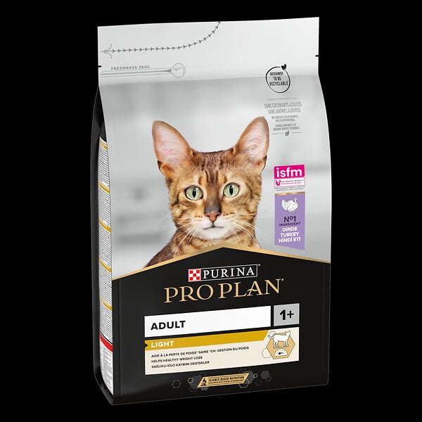 PROPLAN - Croquettes chat Light - riche en Dinde - 3kg - large