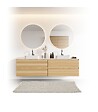 5 FIVE SIMPLY SMART - Grand Tapis de Salle de Bain épais Beige 50 x 120 cm - vignette