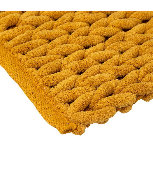 5 FIVE SIMPLY SMART - Tapis de Salle de Bain épais Jaune moutarde 50 x 75 cm - large