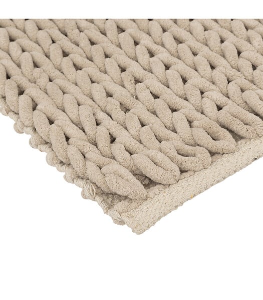 5 FIVE SIMPLY SMART - Tapis de Salle de Bain épais Beige 50 x 75 cm - large