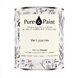 PURE&PAINT - Peinture végétale - Velouté - Vert jasmin - 2,5L - vignette