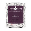 PURE&PAINT - Peinture végétale - Velouté - Aubergine - 2,5L - vignette