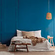 PURE&PAINT - Peinture végétale - Velouté - Bleu de Suède - 2,5L - vignette