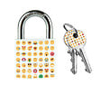 MASTER LOCK - Cadenas en métal massif 30mm - motifs fun et colorés - vignette