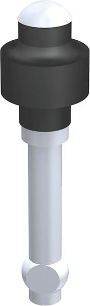 MANTION - Guide du bas sur platine 1099 pour porte coulissante 150 kg Sportub - large