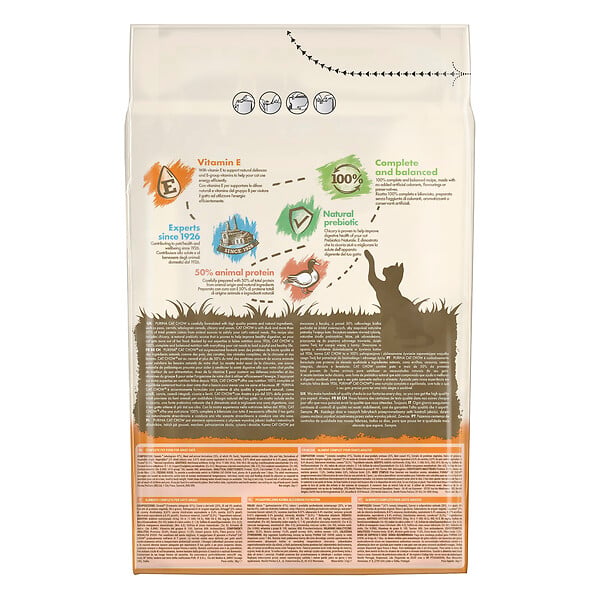 CAT CHOW - Croquettes chat adulte - au canard - 3kg - large