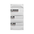 DEBFLEX - Coffret électrique 3 rangées - 11 disjoncteurs 3 ID 40/63A - vignette