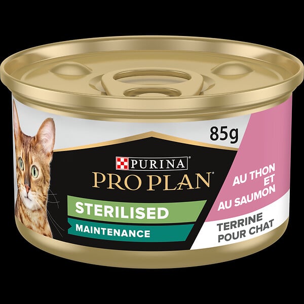 PROPLAN - Aliment chat stérilisé - Terrine Poissons - 85g - large