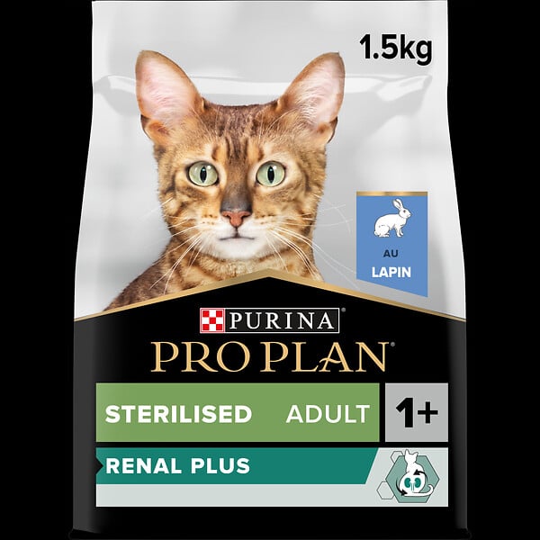 PROPLAN - Croquettes chat stérilisé - Lapin - 1,5kg - large