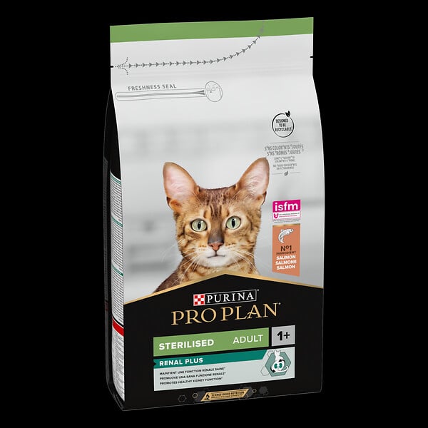 PROPLAN - Croquettes chat stérilisé -  Saumon - 1,5kg - large