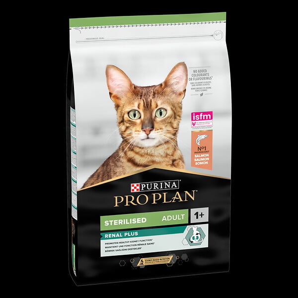 PROPLAN - Croquettes chat stérilisé adulte - Optirenal - riche en Saumon - 10kg - large