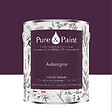 PURE&PAINT - Peinture végétale - Velouté - Aubergine - 2,5L - vignette