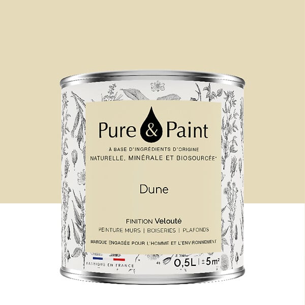 PURE&PAINT - Peinture velouté Pure & Paint - Dune - 0.5L - large
