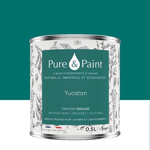 PURE&PAINT - Peinture veloutée Yucatan - 0.5L - large