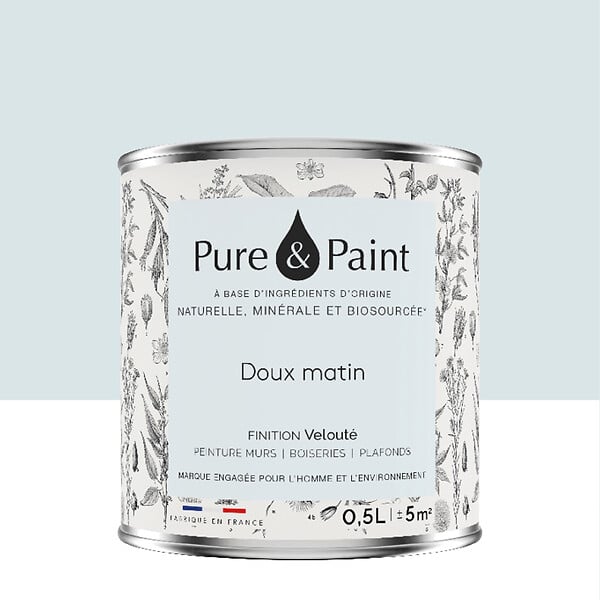 PURE&PAINT - Peinture velouté Pure & Paint - Doux matin - 0,5L - large