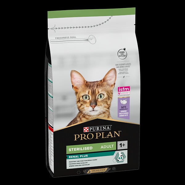 PROPLAN - Croquettes chat stérilisé - Dinde - 1,5kg - large