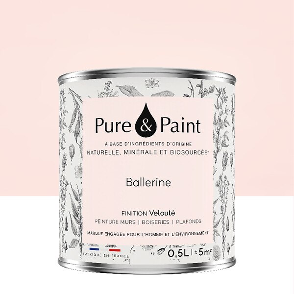 PURE&PAINT - Peinture velouté Pure & Paint - Ballerine - 0.5L - large