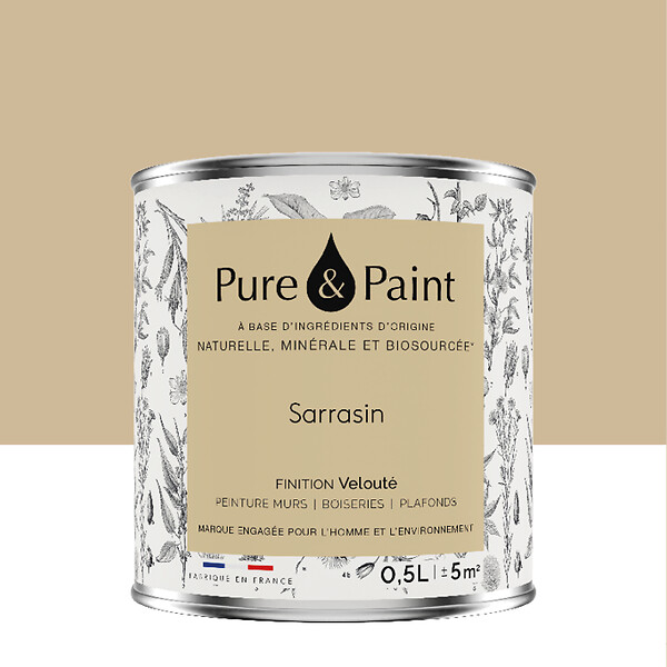 PURE&PAINT - Peinture veloutée Pure & Paint - Sarrasin - 0,5L - large