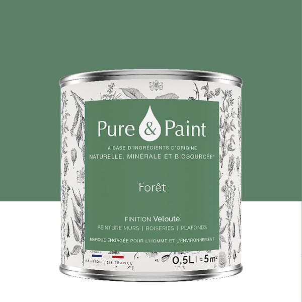 PURE&PAINT - Peinture velouté Pure & Paint - Forêt - 0.5L - large