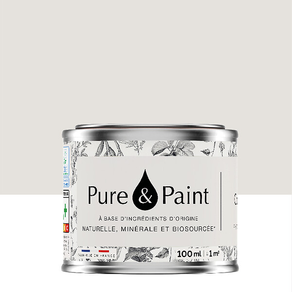 PURE&PAINT - Peinture veloutée Pure & Paint - Calcaire - 100ml - large