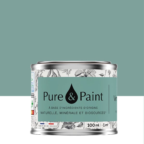 PURE&PAINT - Peinture velouté Pure & Paint - Vert de gris - 100ml - large