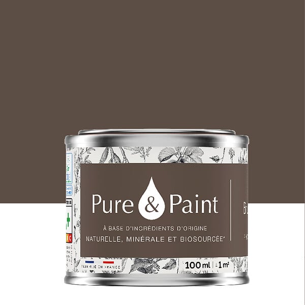 PURE&PAINT - Peinture velouté Pure & Paint - Brun ours - 100ML - large