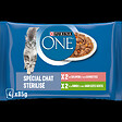ONE - Sachets repas chat stérilisé - Saumon-Dinde - 4x85g - vignette