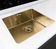 ESSEBAGNO - Luisa 55 evier inox 1cuve or - vignette