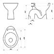 GODART - Cuvette WC à alimentation indépendante sortie verticale Atlas - vignette