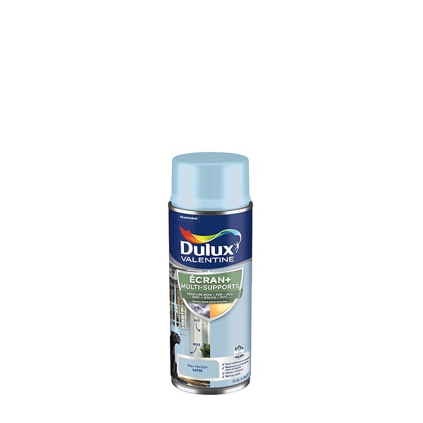 DULUX VALENTINE - Bombe de peinture multi-supports Satin - Bleu Horizon - 400ml - large