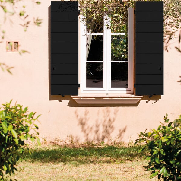 DULUX VALENTINE - Peinture bois extérieur Ecran+ - Noir - 0,25 L - large